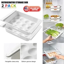 24 Egg Storage Box Rack Fridge Drawer Shelf Kitchen Organizer Refrigerator Food