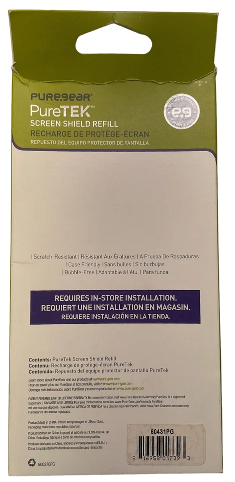 PureGear PureTek Screen Shield Refill for Samsung Galaxy Note 3, Clear - Imagem 3 de 4