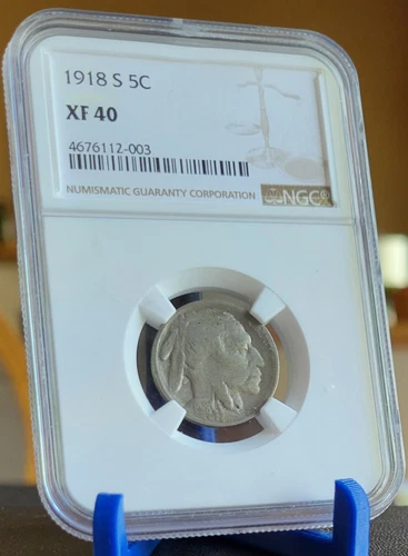 1918-S Buffalo Nickel NGC  XF40