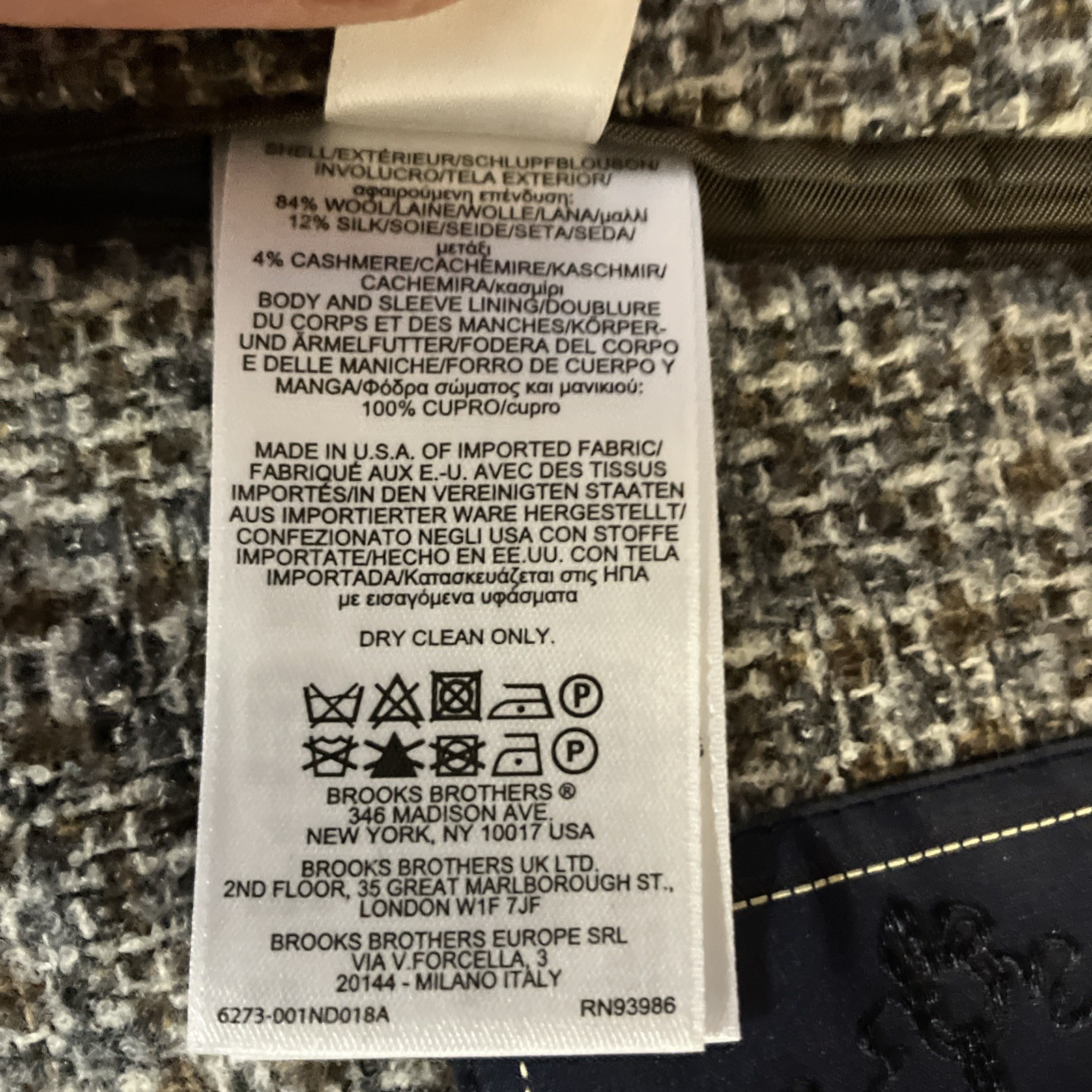 Brooks Brothers Current Unstructured Fratelli Woo… - image 11