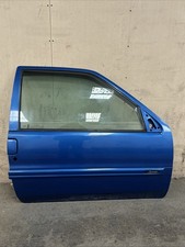 2003 Citroen Saxo Drover Size Front Door In Blue Metal 3Y With Electric Window