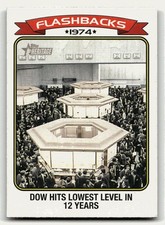 2023 Topps Heritage #NF-6 Dow Jones News Flashbacks