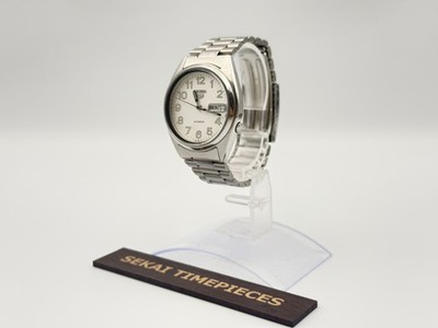 た*ね様 SEIKO 5 自動巻き時計 7S26-3180 Seiko 5 Automatic 7S26-3180 White Dial Day Date Men's Watch