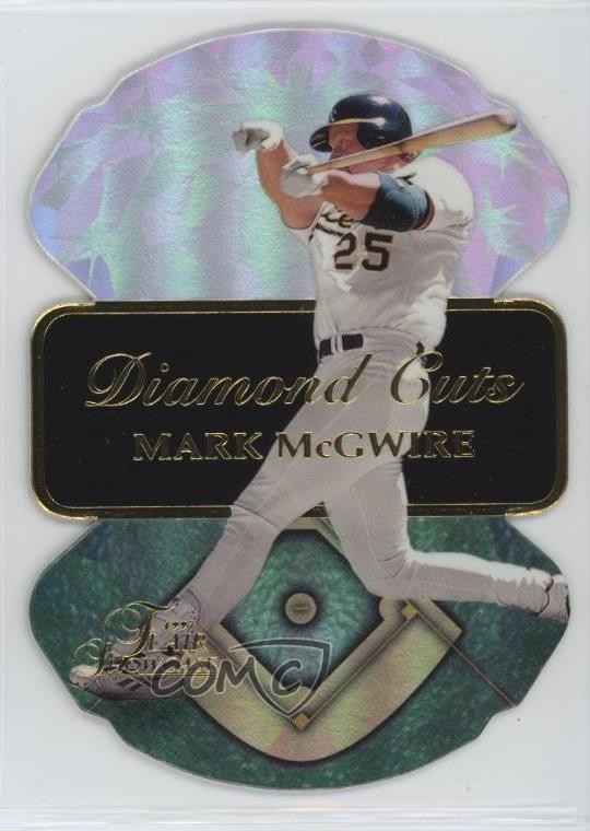 1997 Flair Showcase Diamond Cuts Mark McGwire #11 b5f