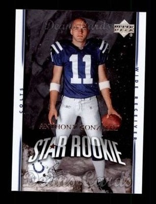 2007 Upper Deck #292 Anthony Gonzalez Colts RC 8 - NM/MT