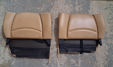 Used Original Light Tan Rear Seat Backs For Porsche 993 Coupe 1994-98 Models