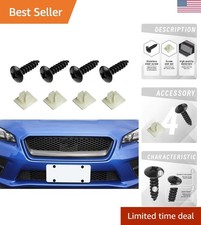 License Plate Screws with Nylon Inserts - Stainless Steel Rust Proof License ...