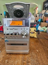 Sony CMT-NE3 Micro HI-FI Stereo System CD AM/FM Cassette Tested  NO SPEAKERS