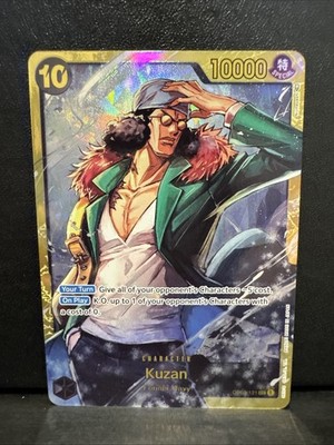 Kuzan OP02-121 SEC Paramount War One Piece NM | eBay