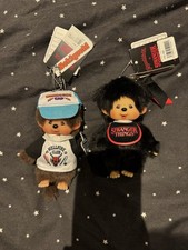 Monchhichi x Stranger Things Plush Doll Set of 2 Japan Netflix Official New