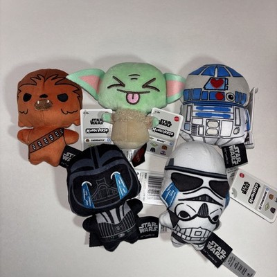 Star Wars Moodiverse Set Mini Plush Vader, Chewy, Grogu, R2-D2, Stormtrooper NWT