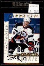 1997-98 Be A Player Autographs Erik Rasmussen Auto #217