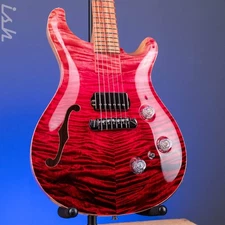 2024 PRS Private Stock Special Semi-Hollow Piezo Blood Red Fade Tulip Wood