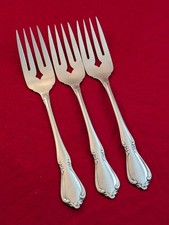 Lot Of 3 Oneida Oneidacraft Deluxe CHATEAU Stainless Salad Forks