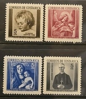 Costa Rica Scott RA16 RA19 Christmas: For The City Of Children 1963 F VF MNH (a)