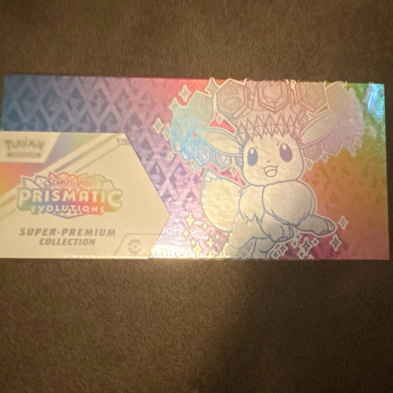 Pokémon TCG Prismatic Evolutions Super Premium Collection Box Eevee 2025