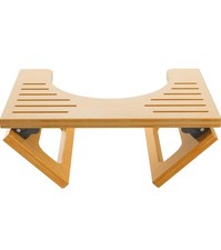 7 Inches Bamboo Toilet Stool Squat for Adult, Foldable For Bathroom