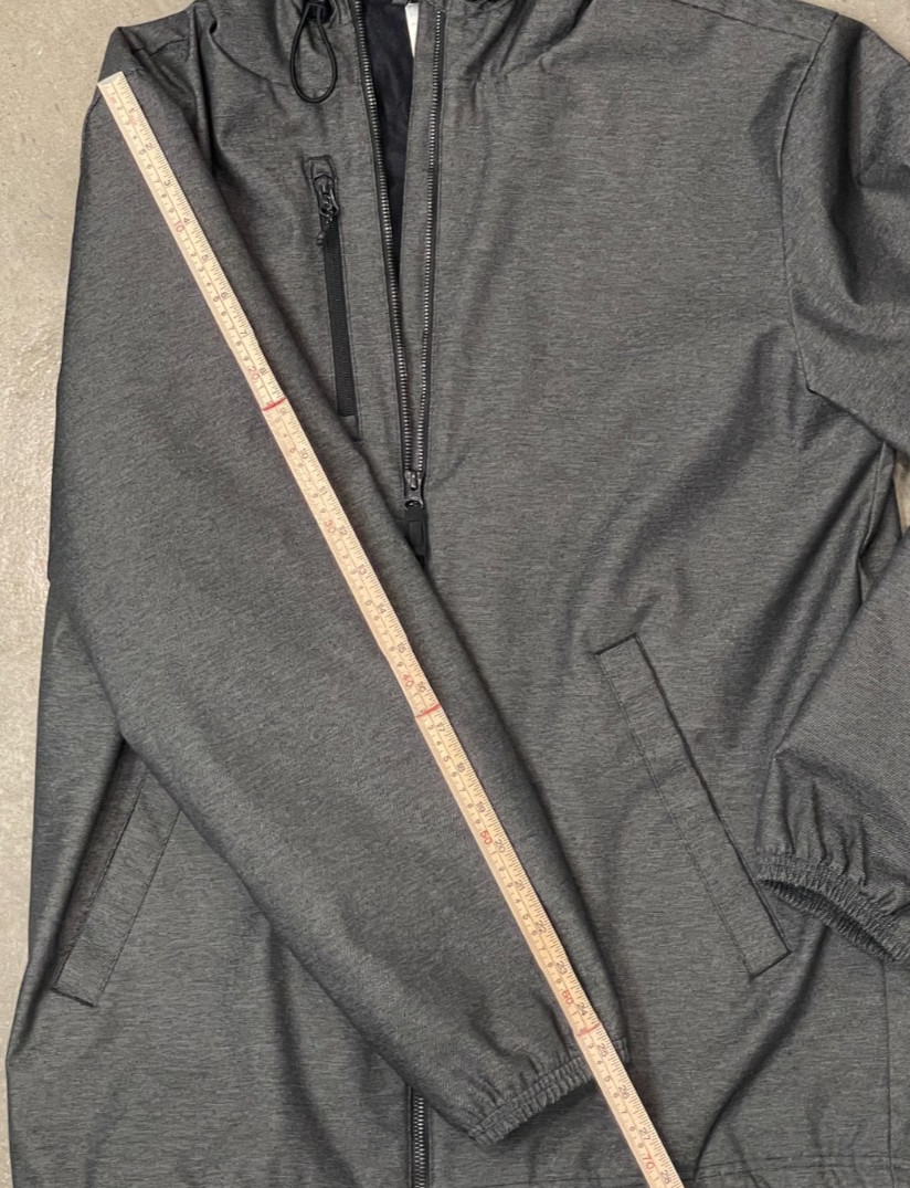 Adidas Climaproof Parka Coat Men XS Gray Black Fleece Lined Insulated Winter thumbnail 8