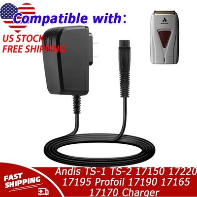 5V 1A Charger For Andis TS-1 TS-2 17150 17220 17195 Profoil 17190 17165 17170