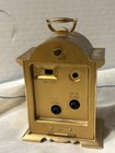 Vtg Battery Operated Linden Tempus Fugit Quartz Alarm Shelf Table Clock Working — photo 4