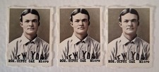 (3) LUTHER DUMMY TAYLOR Rare Gypsy Oak Micro Gumball Machine Baseball Cards