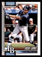 2026 Topps #183 Josh Lowe Tampa Bay Rays