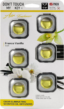 Car Air Freshener Vent Clip 6 Pack 4Ml Each up to 180 Days Long Lasting Scent Od