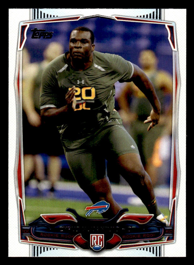 2014 Topps #412 Cyrus Kouandjio Rookie Card Buffalo Bills