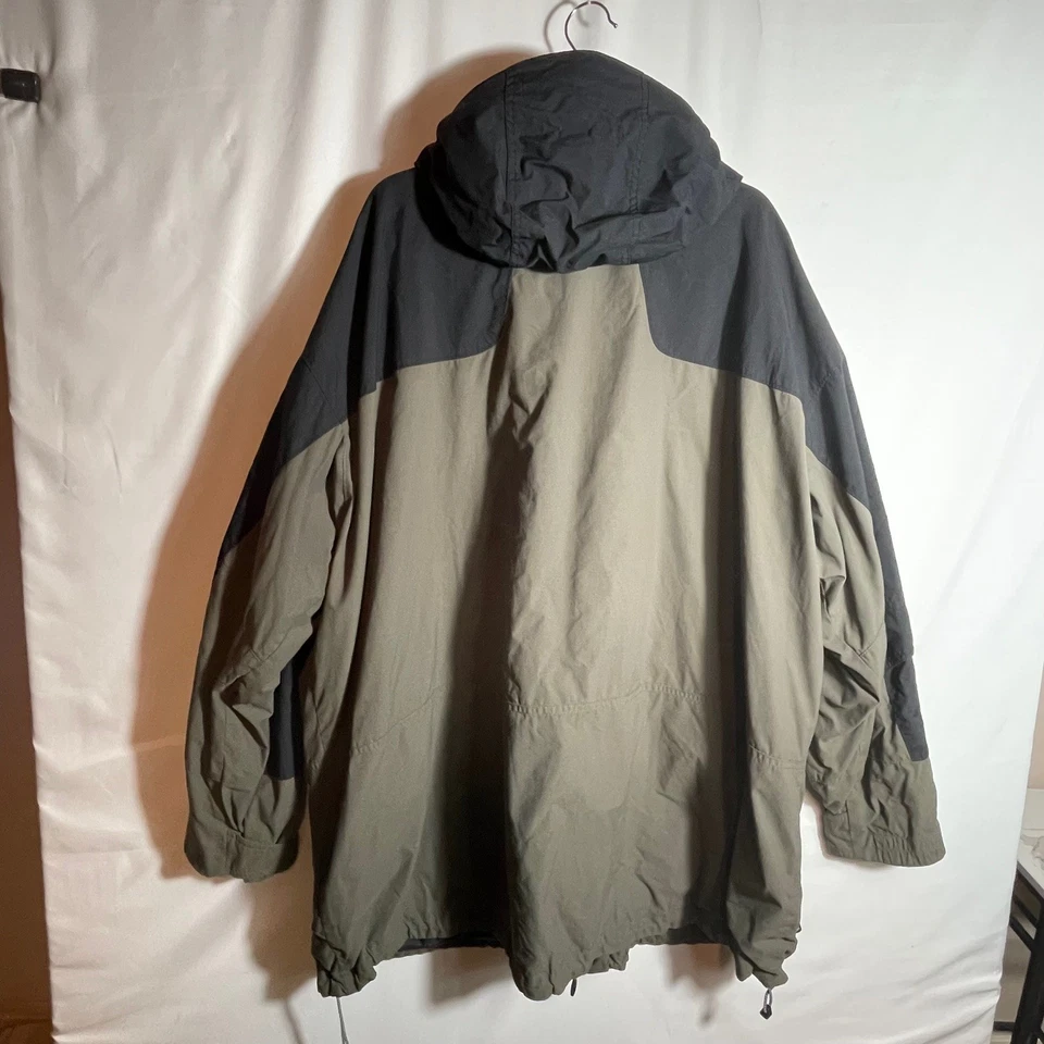 Columbia 4XL Mens 2 In 1 Double Whammy Jacket Coat Brown Green Fleece Lined Snow - Image 2 of 4