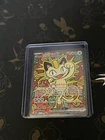 Meowth Ex 121/88 Full Art Pokemon Perfect Order Card Mint Condition