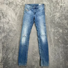 Diesel Livier SS-Legging Jeans Women’s Size 25 Blue Light Wash Denim