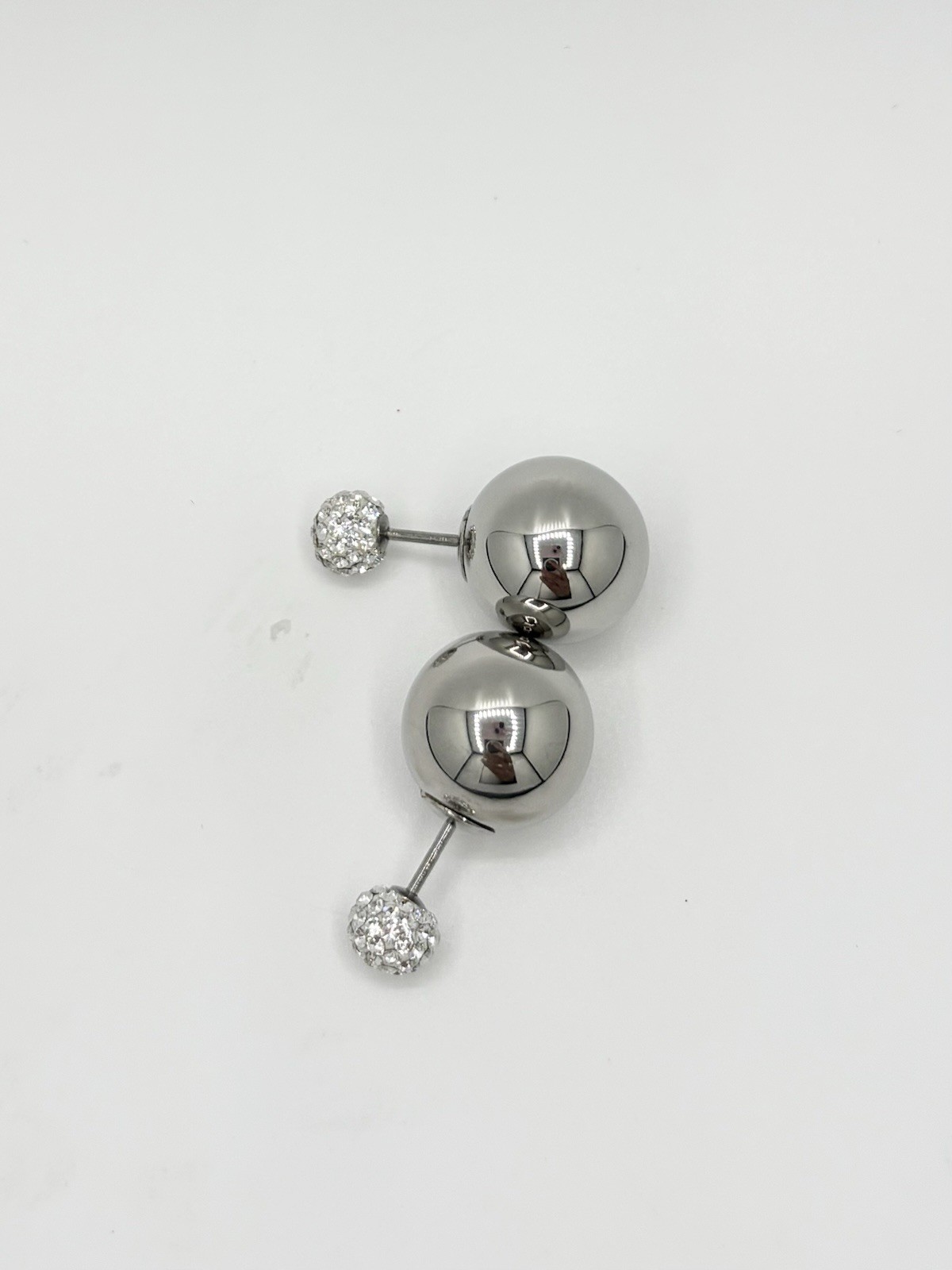 Modernist Double-Sided Reversible Stud Earrings –… - image 2