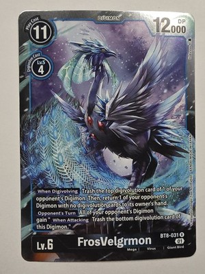 Digimon CCG FrosVelgrmon BT8-031 Foil BT8-031