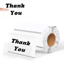 300 Pcs 3'' x 2'' Transparent Thermal Label Stickers - Rectangle 3‘x2', Clear 