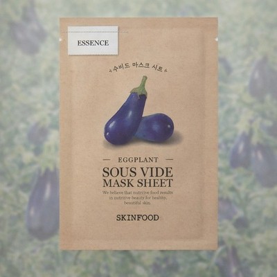 [K-Vegan Beauty] Skinfood Eggplant Sous Vide Mask Sheet (10 ea) Korean Skincare 