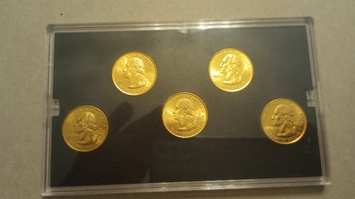 Colección State Quarter (Denver) Gold Edition 2000 con funda original 5 monedas - Imagen 7 de 10