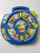 Fisher-Price Spinning Talking Learning Farm Animal Learning Toy 9" Works 2015