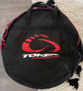 Token double wheel bag 700c/ 29in/74cm diameter VGC