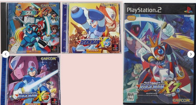 RockMan Megaman X4 X5 X6 X7 SET PlayStation 1 2 PS1 PS2 Capcom Game