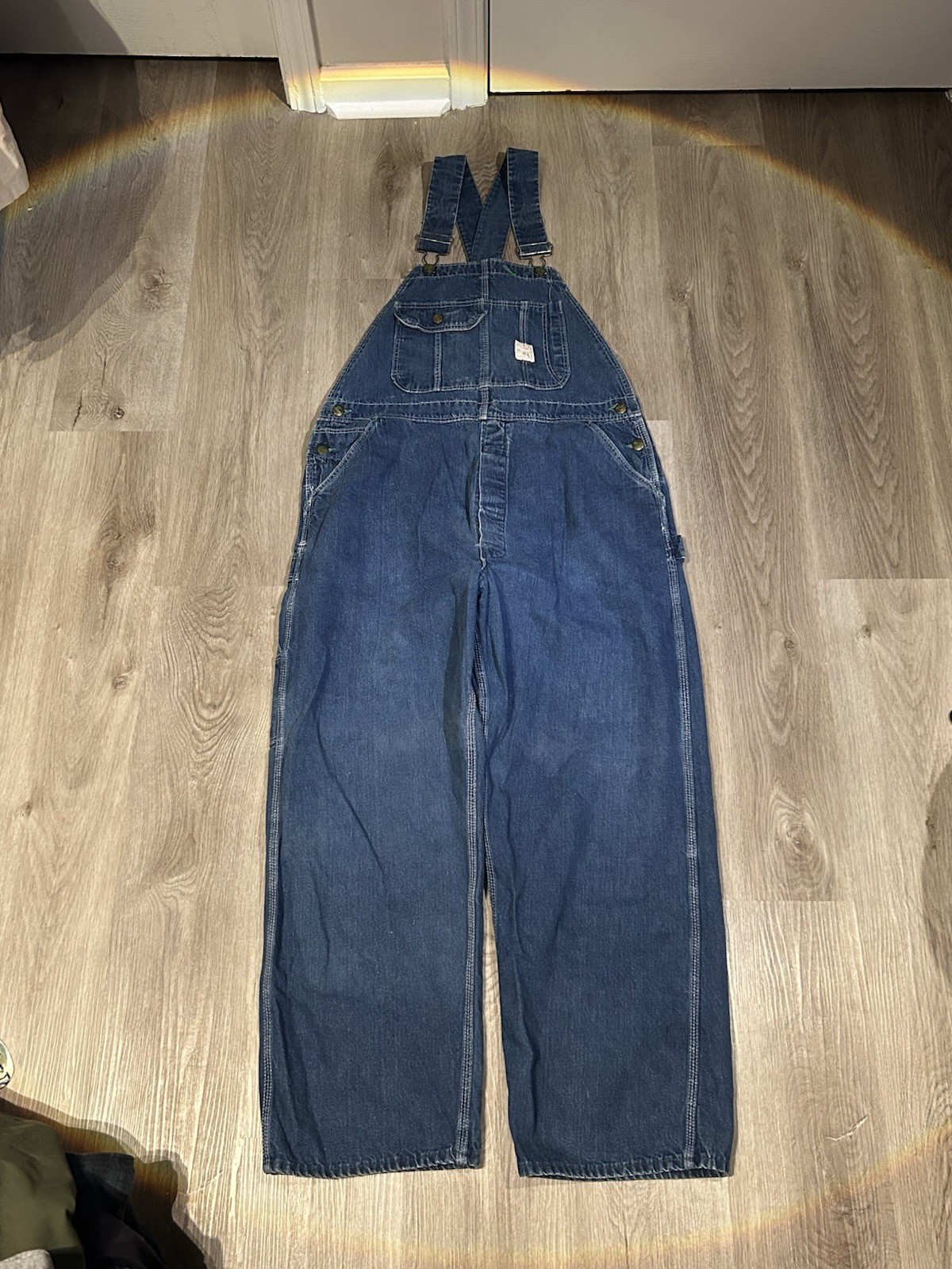 True VTG Pointer Brand Carpenter Overalls Donut B… - image 3