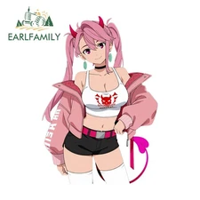 EARLFAMILY 5.1" Succubus Anime Car Sticker Bumper Artistic Computer Bumper Decal