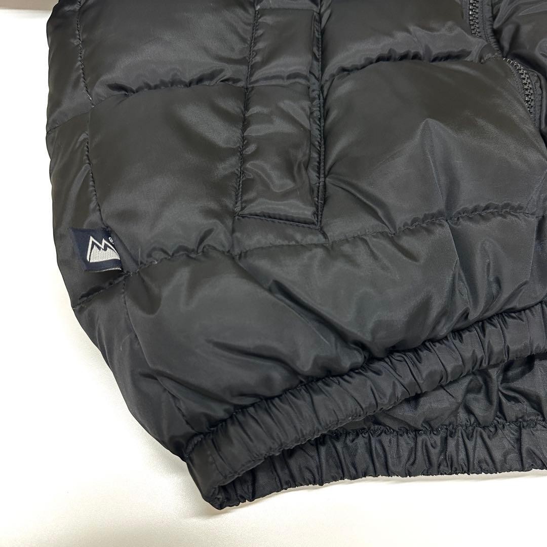 First Down Reversible Black Down Jacket S Vintage… - image 10