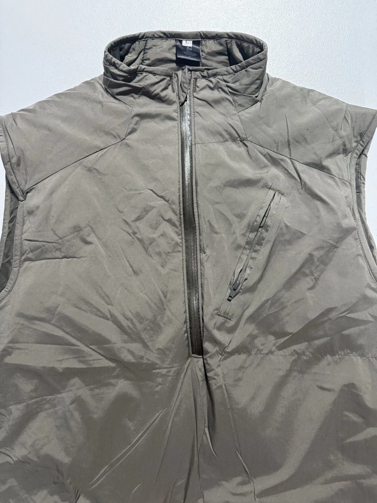 Orc Industries Vest Men’s Large L7a Insulative Vest 1/2 Zip Military Drawcord