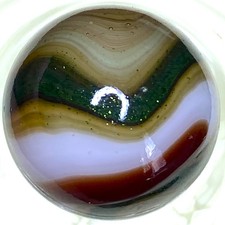 MARBLE ENTHUSIASTS VHTF / LOOK ALL PICTURES / SWIRLED SHOOTER .72" BOX03/104