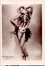 s Josephine Baker Pernod Colonial Exposition Card French nude original 30s photo