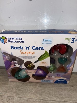 Learning Resources Rock 'n Gem Surprise, Sorting, Matching & Counting Skills 