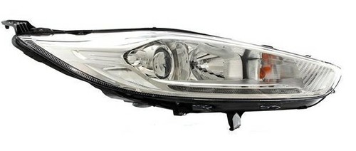 Faro Proiettore Anteriore Sinistro Per Fiesta 2008-2013 – Parabola Nera Con Motorino Elettrico, Ricambio Aftermarket 1734615