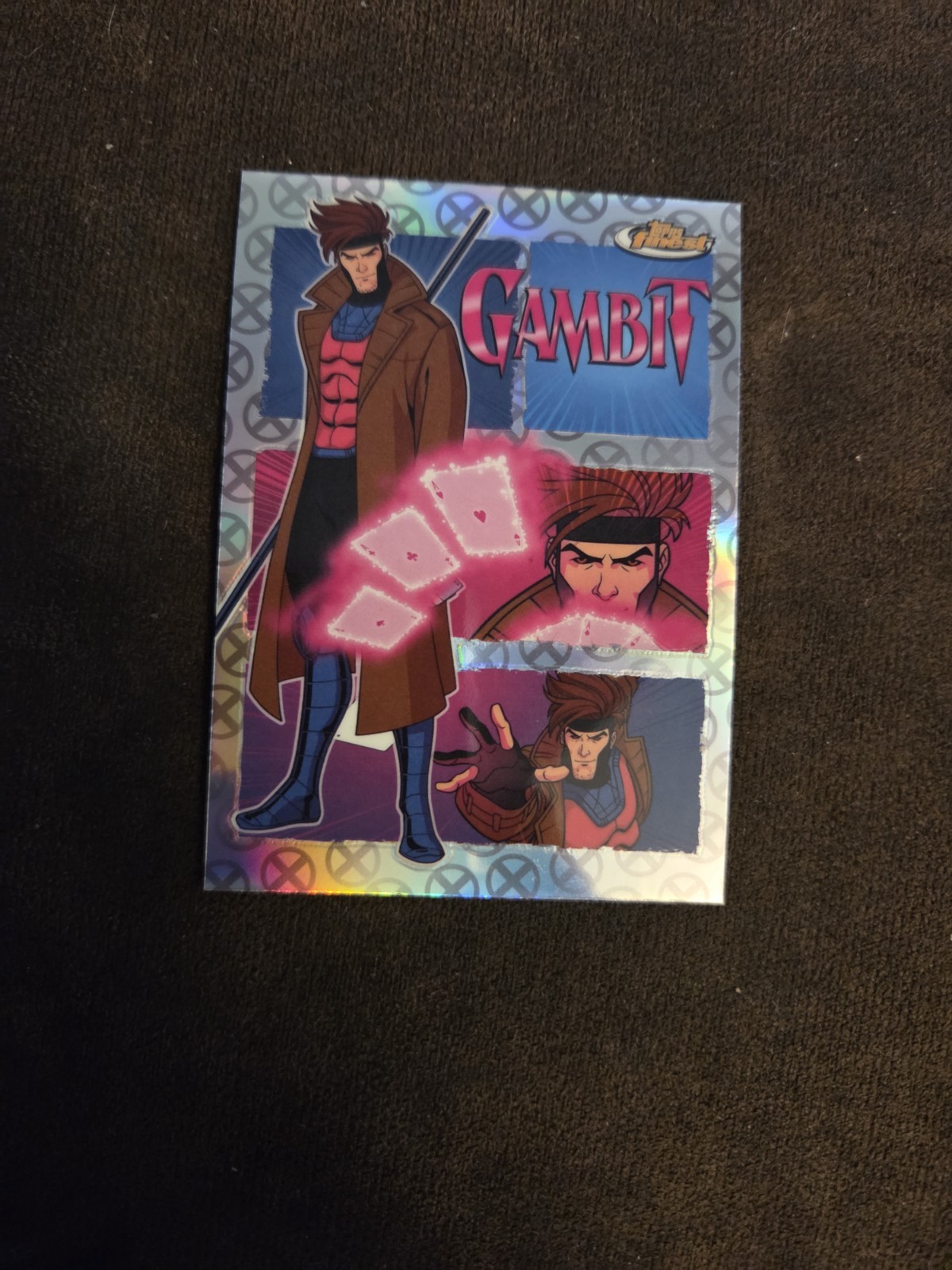 Topps 2025 Finest X-Men '97 Remember It Gambit Card #RI-7