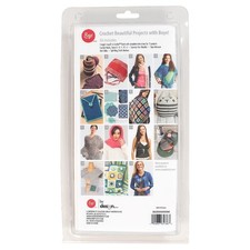 Everyday Crochet Kit with Multi-Color Yarn and Hook Set of 30 Pieces