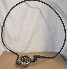 Vintage Stewart Warner Sw Oil Pressure Gauge 0-100 Psi 2 Chrome Line Fitting